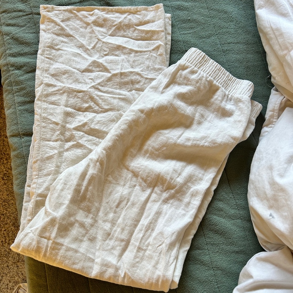 linen pants (size small)